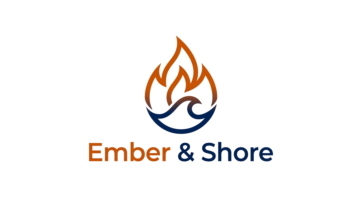 Ember & Shore Therapy logo